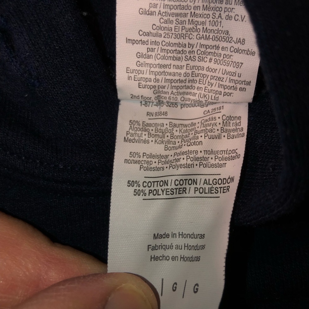 Vintage Yale Bulldogs Hoodie Adult Size Large Navy Sweatshirt Fall Winter Warm - Picture 5 of 14